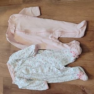 3 month sleeper footie pajama bundle